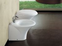 Биде Hatria Sculture YR42 Белое арт-YR4201 — фото 4, Биде напольные