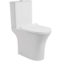 Унитаз компакт Creto Cer C3 с бачком и сиденьем Микролифт арт-1003-002Cer-C3W — фото 1, Напольные унитазы