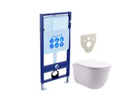 Комплект AQUATEK КЛАССИК (рама AQUATEK Standard INS-0000012(без клавиши и крепежа)+унитаз КЛАССИК AQ арт-SET AQUATEK КЛАССИК — фото 1, Комплекты унитаз + инсталляция