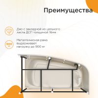 Товар: Акриловая ванна Radomir Рона 148x80 R без гидромассажа арт-1-01-0-2-1-342 - фото 4 Акриловая ванна Radomir Рона 148x80 R без гидромассажа арт-1-01-0-2-1-342 — фото 4, Акриловые ванны