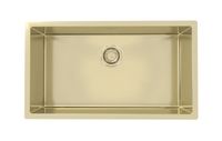 Мойка для кухни QUADRIX MONARCH 60 GOLD 740x400x200 в компл. с выпуском без сифона, арт-1117478.0 — фото 1, Кухонные мойки