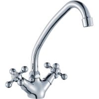 Смеситель для кухни Haiba Хром арт-HB4519 — фото 1, Смесители для кухни