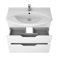 Товар: Тумба LAGUNA PLUS, 105 см, подвесная/напольная, 2 ящика, с опорами, белый глянец арт-99.0108 - фото 4 Тумба LAGUNA PLUS, 105 см, подвесная/напольная, 2 ящика, с опорами, белый глянец арт-99.0108 — фото 4, Тумбы под раковину