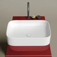 Раковина-чаша Ceramicanova Element 61 Белая матовая арт-CN6053MW — фото 2, Раковины накладные