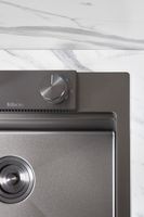 Смеситель для кухни Milacio Ultra Вороненая сталь арт-MCU.556.GM — фото 9, Смесители для кухни