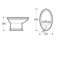 Биде Laguraty Белое арт-0205C — фото 7, Биде напольные