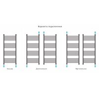 Водяной полотенцесушитель Сунержа Богема+ 1200х500 Хром арт-00-0221-1250 — фото 2, Водяные полотенцесушители