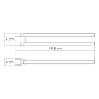 Berkel K- Держатель полотенец двойной арт-6831 — фото 4, Полотенцедержатели