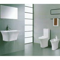 Унитаз компакт CeramaLux с бачком и сиденьем Микролифт арт-1217-P — фото 2, Напольные унитазы