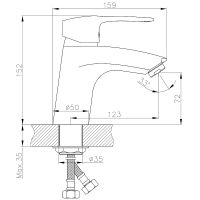 Товар: Смеситель для раковины Rossinka Хром арт-T40-11 - фото 2 Смеситель для раковины Rossinka Хром арт-T40-11 — фото 2, Смесители для раковины