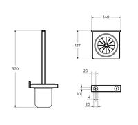 Щетка для унитаза CEZARES MAXIMA арт-CZR-F-8923 — фото 2, Ершики для унитаза