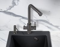 Смеситель для кухни Milacio Ultra Вороненая сталь арт-MCU.553.GM — фото 4, Смесители для кухни