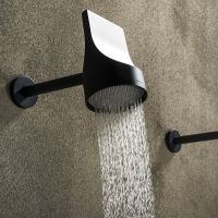 Верхний душ Bossini Apice Черный матовый арт-HH1000.073 — фото 6, Верхние души