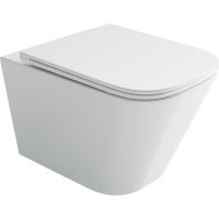 Унитаз Ceramicanova Union подвесной Белый с сиденьем Микролифт арт-CN4009T — фото 1, Подвесные унитазы