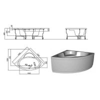 Акриловая ванна Kolpa San Royal 120х120 без гидромассажа арт-562820 — фото 2, Акриловые ванны