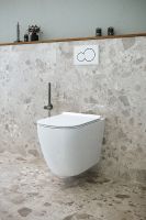 Унитаз Creto Logan L1 подвесной Белый с сиденьем Микролифт арт-1001-001-L1W — фото 4, Подвесные унитазы