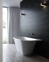 Ванна из искусственного камня Holbi Galatea 169x77 Белая матовая арт-1.01.003.11.1 — фото 4, Ванны из искусственного камня