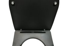 Унитаз CeramaLux подвесной Серый матовый с сиденьем Микролифт арт-B2330-2MDH — фото 3, Подвесные унитазы