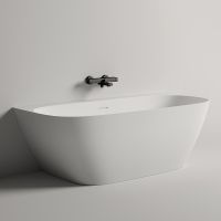 Ванна из искусственного камня Salini Sofia Wall 170х80 Белая матовая арт-102522M — фото 1, Ванны из искусственного камня