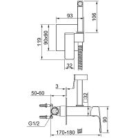 Товар: Гигиенический душ со смесителем Raglo Хром арт-R01.52 - фото 2 Гигиенический душ со смесителем Raglo Хром арт-R01.52 — фото 2, Гигиенические души