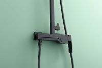 Душевая система Raglo Черная матовая арт-R02.24.06 — фото 15, Душевые стойки