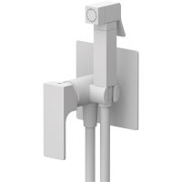 Гигиенический душ со смесителем Remer Absolute Белый матовый арт-AU65BO — фото 1, Гигиенические души