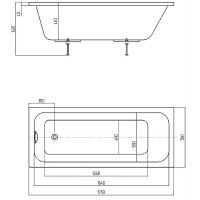 Товар: Акриловая ванна Azario Bella 175х70 без гидромассажа арт-AV.0020175 - фото 4 Акриловая ванна Azario Bella 175х70 без гидромассажа арт-AV.0020175 — фото 4, Акриловые ванны