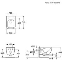 Товар: Унитаз Ambassador Forsa подвесной с сиденьем Микролифт арт-243K19002RS - фото 10 Унитаз Ambassador Forsa подвесной с сиденьем Микролифт арт-243K19002RS — фото 10, Подвесные унитазы