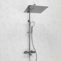 Душевой комплект с термостатическим смесителем арт-A199.119.065.010.CH Thermo — фото 1, Душевые стойки