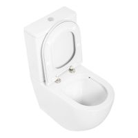 Унитаз-компакт безободковый CEZARES STYLUS арт-CZR-152-CPR/CZR-GN-SC — фото 3, Напольные унитазы