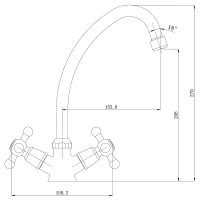 Товар: Смеситель для кухни Lemark Soul Хром арт-LM6040C - фото 2 Смеситель для кухни Lemark Soul Хром арт-LM6040C — фото 2, Смесители для кухни