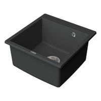 Мойка кухонная Point Арбель 51 , графит арт-PN3001GR — фото 3, Кухонные мойки