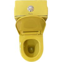 Унитаз моноблок Laguraty детский Желтый с сиденьем Микролифт арт-101Y — фото 4, Напольные унитазы