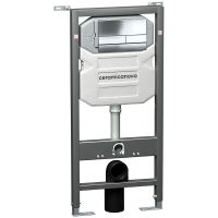 Комплект унитаза с инсталляцией Ceramicanova Metropol с сиденьем Микролифт и кл арт-CN4002MB_1002CH_1000 — фото 9, Комплекты унитаз + инсталляция