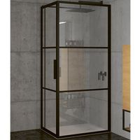 Душевой уголок Riho Grid 120x80 (GB2120080) профиль Черный стекло прозрачное арт-G004019121 — фото 1, Прямоугольные душевые уголки