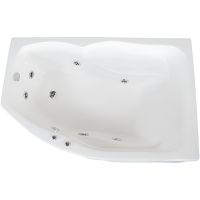Акриловая ванна BellSan Сати 150х100 L с гидромассажем арт-4627171531438 — фото 1, Акриловые ванны