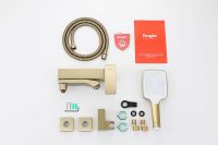 Смеситель для ванны Raglo Золото матовое арт-R01.30.03 — фото 7, Смеситель для ванны