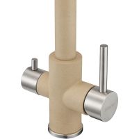 Смеситель для кухни Milacio Ultra Бежевый арт-MCU.553.BG — фото 3, Смесители для кухни