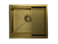 Товар: Granula-KS-, стальная кухонная мойка KITCHEN SPACE арт-5045U, ЗОЛОТО САТИН - фото 2 Granula-KS-, стальная кухонная мойка KITCHEN SPACE арт-5045U, ЗОЛОТО САТИН — фото 2, Кухонные мойки