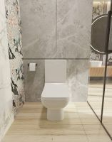 Унитаз компакт AQUAme без бачка с сиденьем Микролифт арт-AQM1004 — фото 3, Напольные унитазы