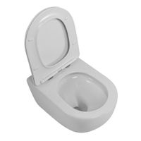 Унитаз подвесной безободковый с сиденьем CEZARES STREAM арт-CZR-2426-TH-TOR/SC — фото 3, Подвесные унитазы