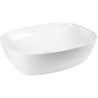 Раковина-чаша Bond 50 Белая глянцевая арт-S56-500 — фото 1, Раковины накладные