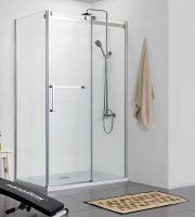 Душевой уголок Azario Vancouver 120х80 профиль Серебро стекло прозрачное арт-AZ-NKF1131 R 800 — фото 1, Прямоугольные душевые уголки