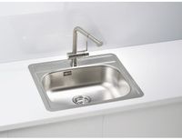 Мойка для кухни MORE 10 FS NAT-90 560X500 1X в компл. с сифоном 1130551, арт-1103108.0 — фото 1, Кухонные мойки