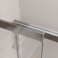 Душевая шторка на ванну с фиксированным креплением одной створки CEZARES SLIDER-FIX-VF-11-100/150-C- арт-SLIDER-FIX-VF-11-100/150-C-Cr — фото 6, Шторки для ванной раздвижные