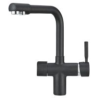 Granula-, СМЕСИТЕЛЬ КУХОННЫЙ арт-2088, ЧЁРНЫЙ — фото 2, Смесители для кухни