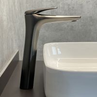 Смеситель для раковины Comforty FC074B-CGT Графит арт-00-00004533 — фото 1, Смесители для раковины