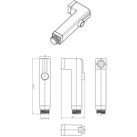 Гигиенический душ Lemark Хром арт-LM8091C — фото 2, Гигиенические души
