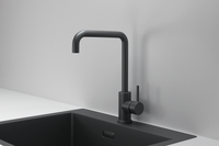 Granula-, СМЕСИТЕЛЬ КУХОННЫЙ арт-7110, ЧЕРНЫЙ МАТОВЫЙ — фото 1, Смесители для кухни