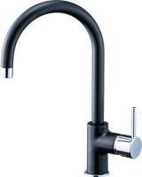 Rivelato Смеситель для кухни Orta U-обр. D-35мм antracite cromo арт. арт-9021208 antracite cromo — фото 1, Смесители для кухни